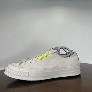 Converse Chuck 70 Renew Shoes Womens 8 Off White Canvas Skate Sneaker 168618C M6
